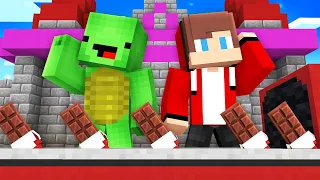 Mikey and JJ open a CHOCOLATE FACTORY in Minecraft ! - Maizen