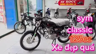 Review sym husky classic 125cc kiểu dáng cổ điển đẹp mê giá rẻ.......