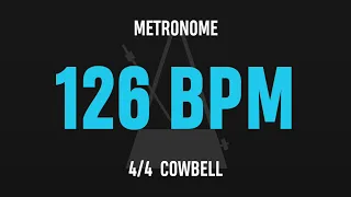 126 BPM 4/4 - Best Metronome (Cowbell)