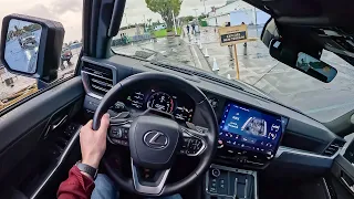 2024 Lexus GX 550 Overtrail+ - POV Parking Lot Course (Binaural Audio)