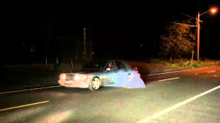 Mercedes Benz e320 burnout