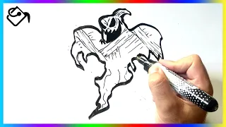 Comment dessiner un fantôme qui fait peur