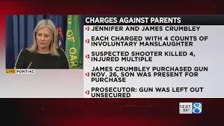 Charges issued against Oxford school shooter's parents