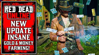 The NEW Red Dead Online UPDATE Has AMAZING GOLD & Money Farming Methods.. (RDR2)