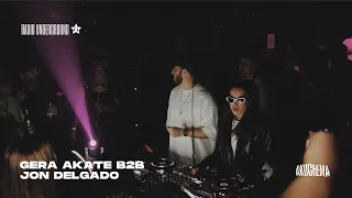 Gera Akate B2B Jon Delgado Akochema X Radio Underground Puerto Rico