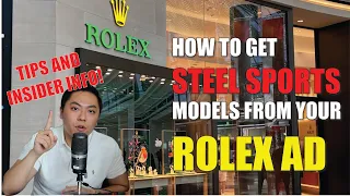 How to get Steel Sports models from your Rolex AD at Retail price - Tips and Insider Info