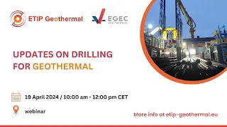 Webinar: Updates on Drilling for Geothermal