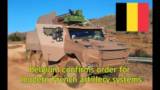 Belgium confirms order for modern French artillery systems 19 CAESAR and 24 GRIFFON MEPAC mortar