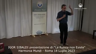 Igor Sibaldi - Estratto della Conferenza "Futuro Prossimo" (pres. del libro "La Russia non Esiste")