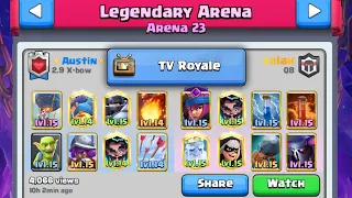 I finally got on TV ROYALE…