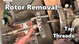 Generator Armature Removal / Rotor Removal (Tap Threads)