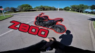 The brutal sound of a Kawasaki Z800