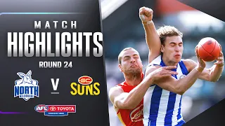 North Melbourne v Gold Coast Highlights | Round 24, 2023 | AFL