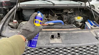 УАЗ ПАтриот Лечу WD 40/ Плавают Обороты