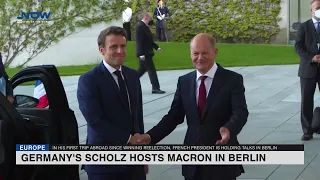 Germany's Scholz hosts Macron in Berlin