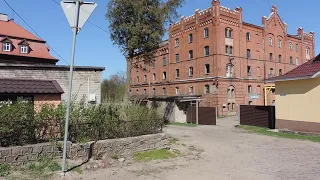 Озёрск По ул.Тельмана и Московской  до р. Анграпы. Калининградская обл. - 20 апреля 2018