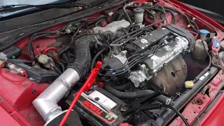 Honda CRX engine startup