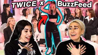 TWICE Give BuzzFeed Host a Fruity Makeover! 👗➡🧢 Reaction