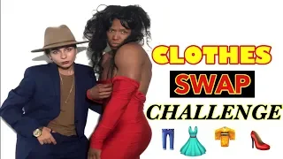 EXTREME CLOTHES SWAP CHALLENGE!!!!! (IN PUBLIC) | OsCar Family