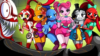 [Animation] Rainbow Friends & Choo Choo Charles With Sexy Girls  -  Mukbang Compilation | Gummy Dora