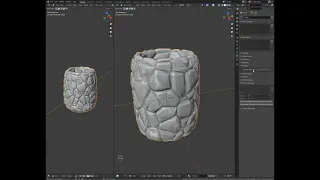 How_to# make stylized rock wall fast in Blender