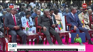 Julius Maada Wonie, Sierra Leone President Speaks during IDA Africa Heads of State Summit