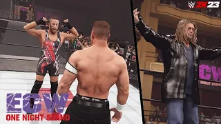 John Cena vs Rob Van Dam ECW One Night Stand 2006 Highlights | WWE 2K23 SIMULATION