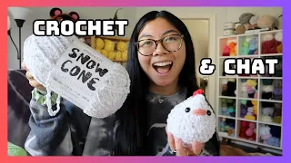 Crochet & Chat 🦋🌿 fun facts, yarn haul, and cozy crochet vibes ✨ amigurumi vlog