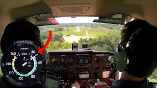 Bush Pilot Technique Cessna 172 Landing on Short Field