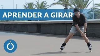 APRENDER A GIRAR con patines en línea (Giros BASICOS con patines)