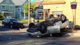 Rollover crash in Milwaukee on May 17, 2021