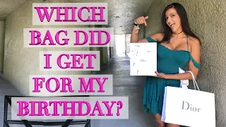 What I Got For My Birthday! Dior Bag Unboxing!