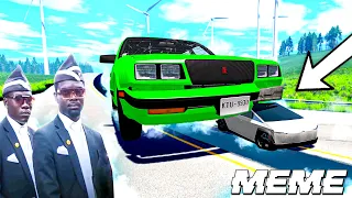 DANCE COFFIN ON FUNERAL MEME COMPILATION new | ASTRONOMIA SONG | BeamNG Drive