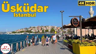 Istanbul Walking Tour | Uskudar District | Asian Side of Istanbul | 4K HDR