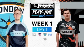 Overwatch League 2023 Season | West Play-Ins | Week 1 Day 1