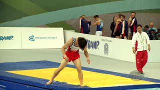 SUGIURA Jumpei (JPN) - 2018 Trampoline Worlds, St. Petersburg (RUS) - Qualification Tumbling R2