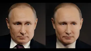Editing Putin's face with AI (StyleGAN2)
