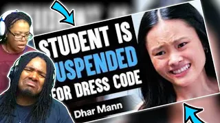 Couple Reacts!: STUDENT Is SUSPENDED For Dress Code, What Happens Next Is Shocking | by Dhar Mann