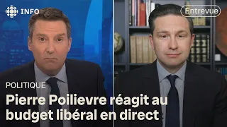 Entrevue avec Pierre Poilievre : le PCC dénonce un budget inflationniste