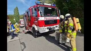 Jahresabschlussübung der Freiwilligen Feuerwehr Aachen-Haaren, am 07.10.2023