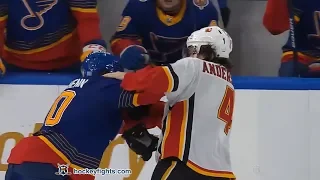 Rasmus Andersson vs Brayden Schenn Nov 21, 2019