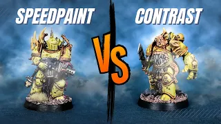 How to paint Plague Marines with Army Painter Speedpaints