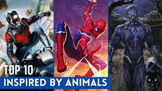 Top 10 Superheroes Inspired By Animals | Animal Based Characters Of Marvel And DC