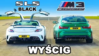 AMG SLS Black v BMW M3: WYŚCIG