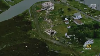 Shocking footage shows waterspout ripping through Smith Island community