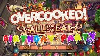 Overcooked: Birthday Party - Is This Alice in Wonderland?! (4-Player Gameplay)