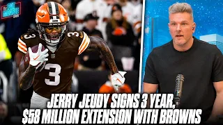 Jerry Jeudy Signs MASSIVE $58 Million, 3 Year Extension With Browns | Pat McAfee Reacts