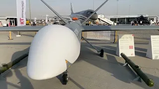Russian Kronshtadt Orion UAV close up