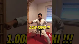 1.000 TSUKI CHALLENGE #tsuki #zuki #karate #shotokan #kihon #challenge #workout #martialart #cardio