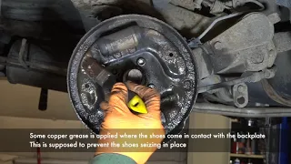 Peugeot 206 Drum Brake Service - Changing Brake Shoes